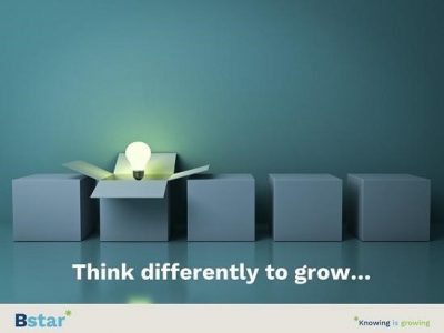Think differently to grow….